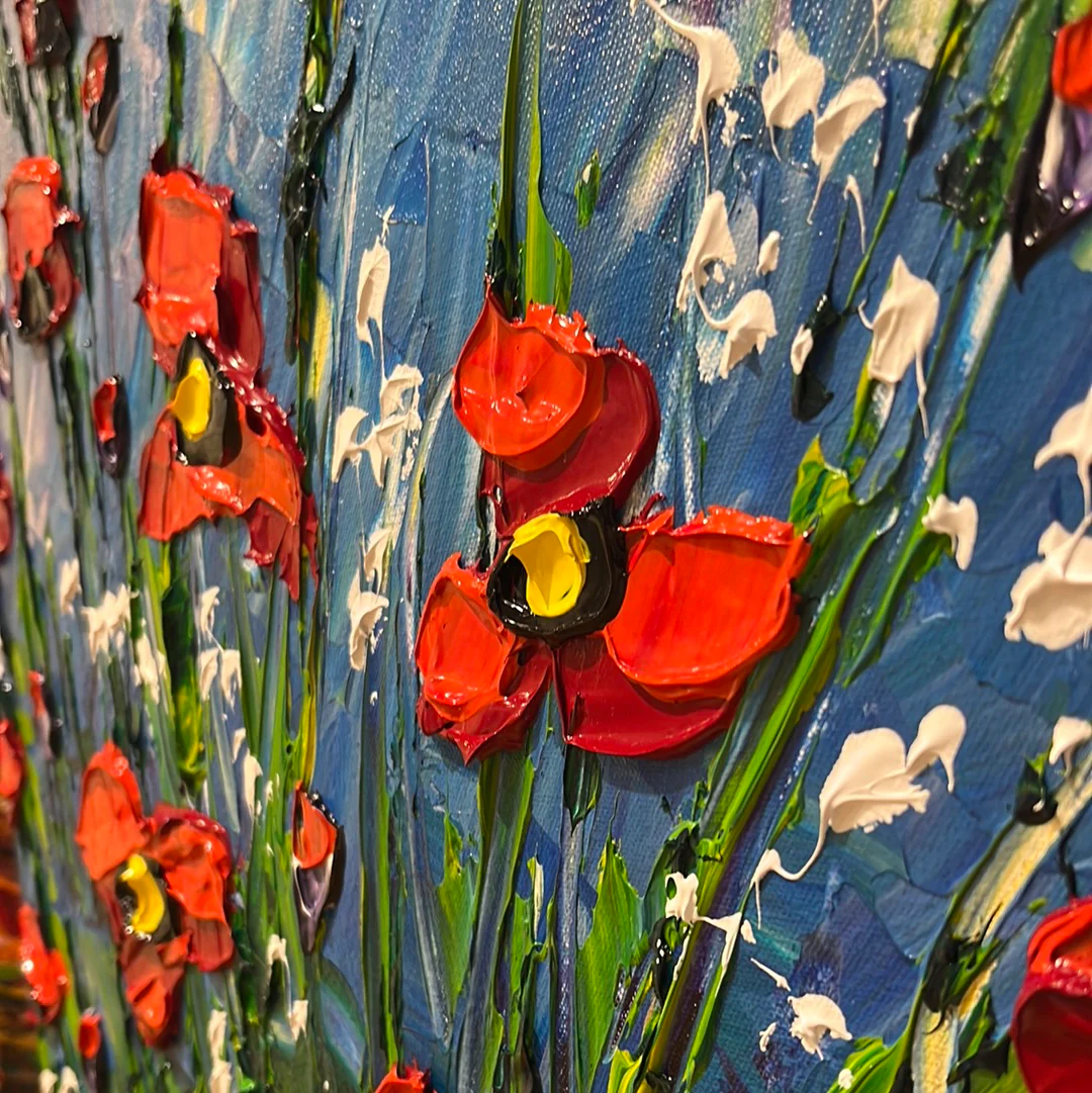 Red Poppies of the Colorful Sky - Image 3